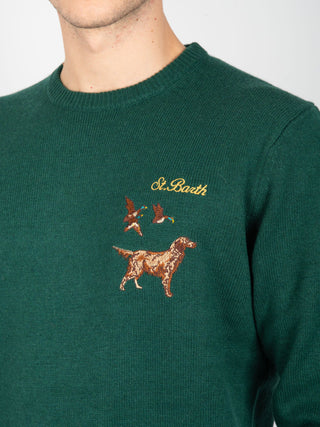 Maglia Huntig Dog 51 - Verde