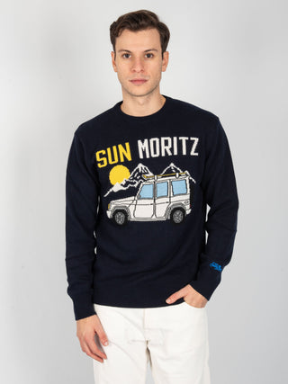 Maglia Sun Motor 61 - Blu