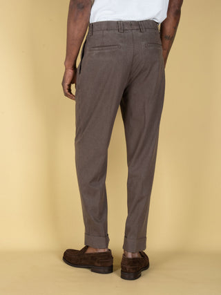 Pantalone Chiaia in Lana - Moro