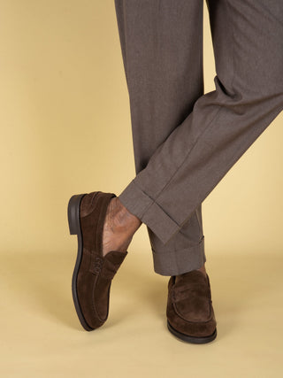 Pantalone Chiaia in Lana - Moro
