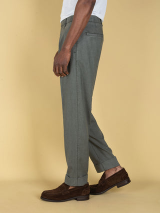 Pantalone Chiaia in Lana - Verde