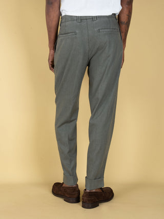 Pantalone Chiaia in Lana - Verde