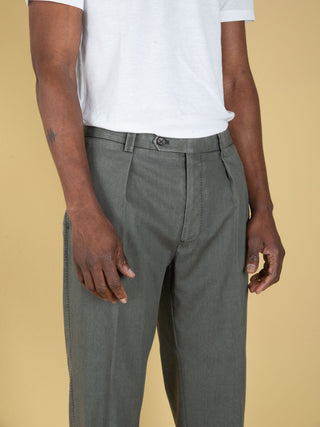 Pantalone Chiaia in Lana - Verde