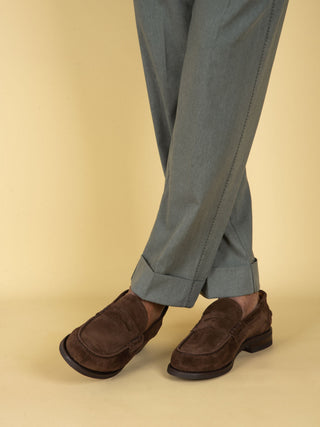 Pantalone Chiaia in Lana - Verde