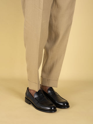 Pantalone Chiaia in Lino - Sabbia