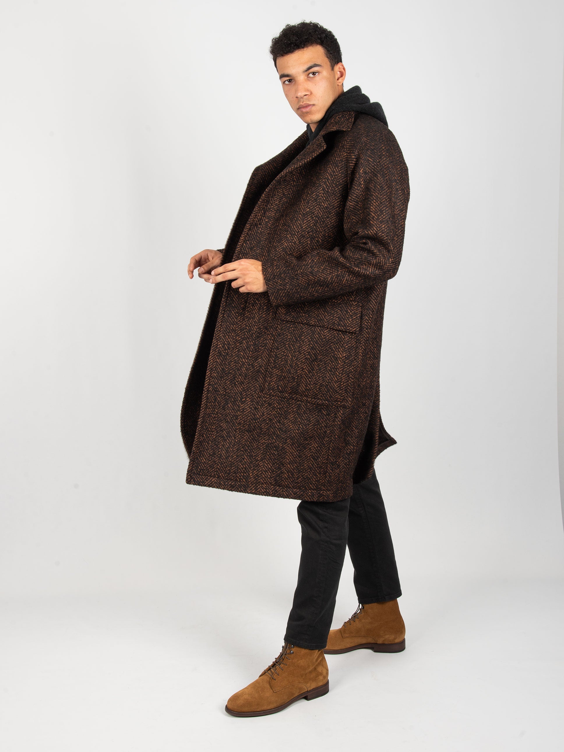 Cappotto 'Loyd' - Ruggine/Nero
