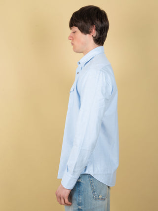 Camicia Texana - Celeste