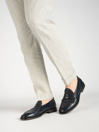 Pantalone Barber Lino - Grigio Chiaro