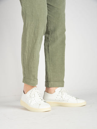 Pantalone Barber Lyocell Lino - Verde