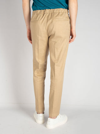 Pantalone DVR14 Cotone Lino - Beige