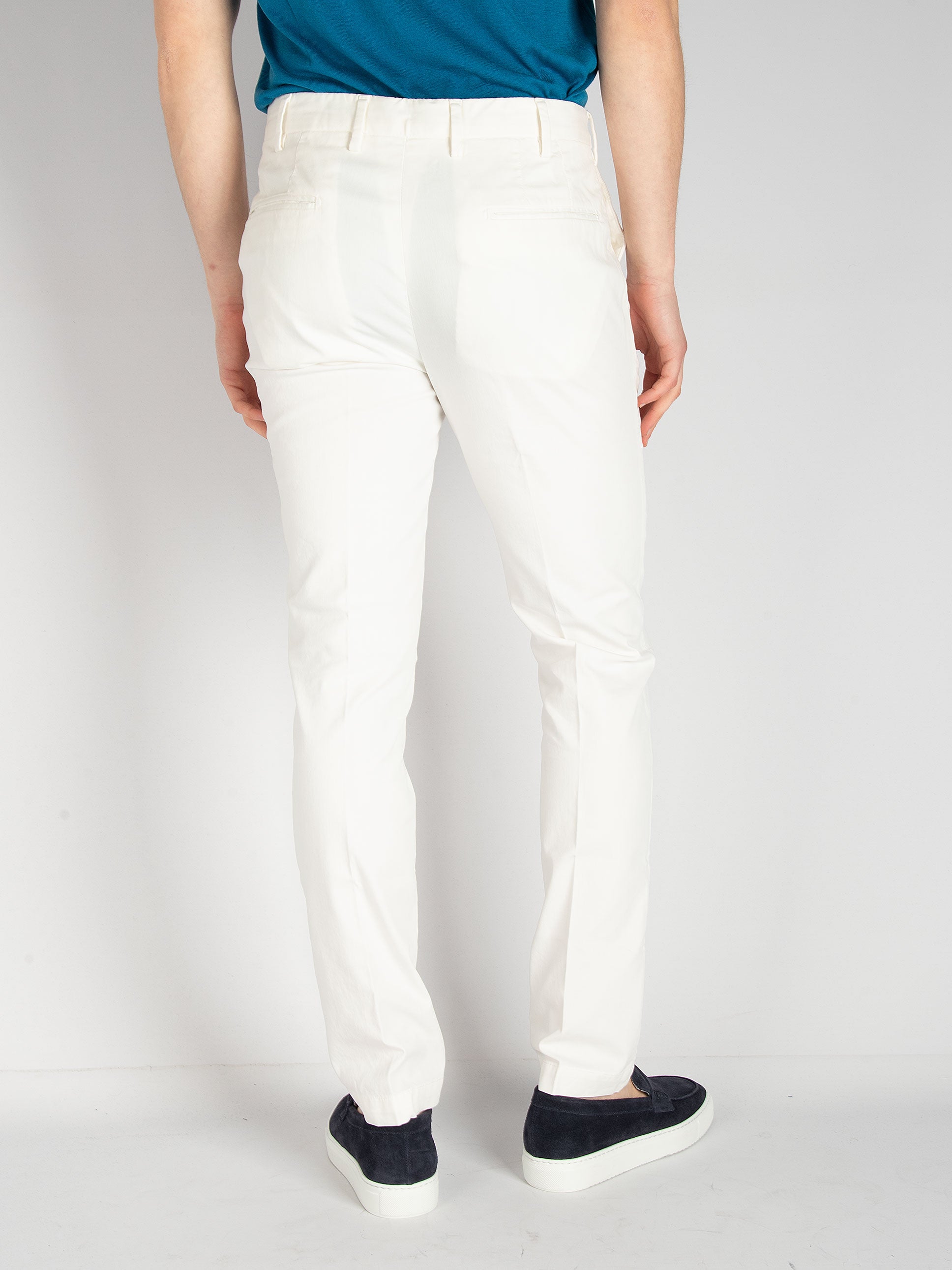 Pantalone DVR3 Cotone Seta - Bianco