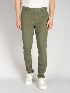 Pantalone DVR3 Cotone Seta - Verde