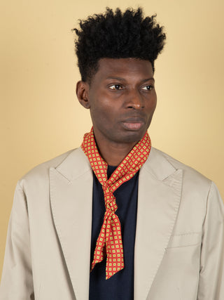 Foulard in Seta - Rosso