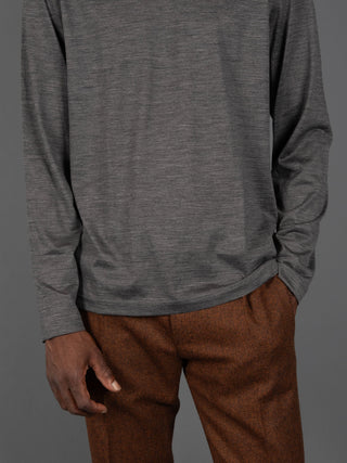 T-Shirt Merinos - Antracite