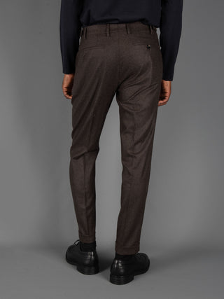 Pantalone Retro Lana - Moro