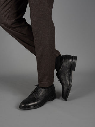 Pantalone Retro Lana - Moro