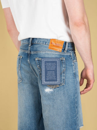 Bermuda Cult Wide - Denim Chiaro