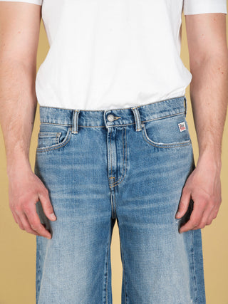 Bermuda Cult Wide - Denim Chiaro