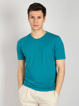 T-shirt Cotone e Modal - Petrolio