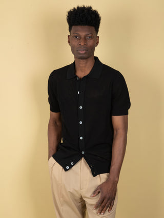 Camicia Polo - Nero