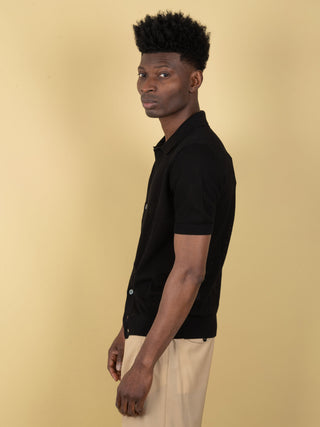 Camicia Polo - Nero