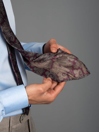 Cravatta - Paisley Vinaccia