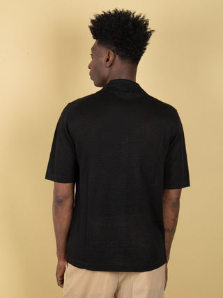 Camicia in Lino - Nero