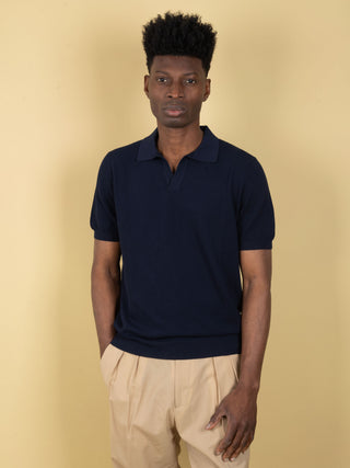 Polo in Piqué - Blu