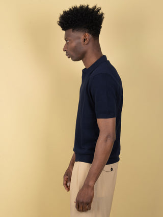 Polo in Piqué - Blu
