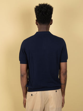 Polo in Piqué - Blu
