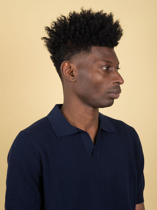 Polo in Piqué - Blu