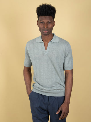 Polo in Lino - Salvia