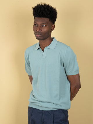 Polo in Piqué - Verde Acqua