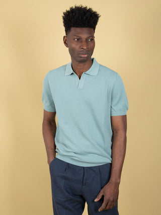 Polo in Piqué - Verde Acqua