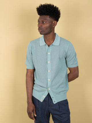 Camicia Polo - Verde Acqua