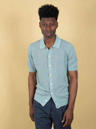 Camicia Polo - Verde Acqua