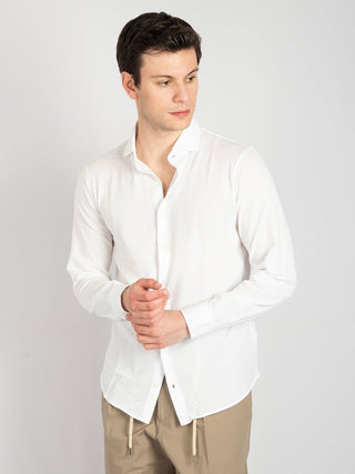 Camicia in Piquet - Bianco