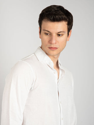 Camicia in Piquet - Bianco