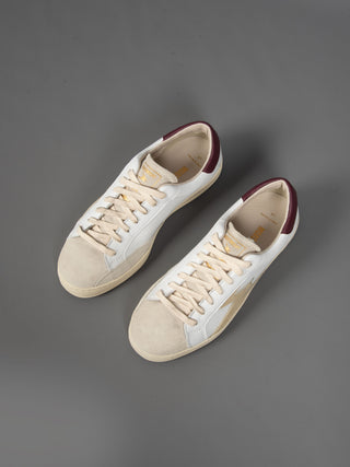 Sneakers Iconic - Bianco/Bordò