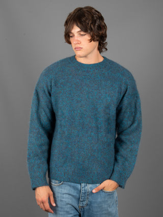 Maglia Melange - Turchese