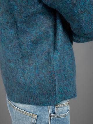 Maglia Melange - Turchese