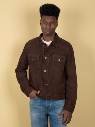 Giacca in Suede - Moro