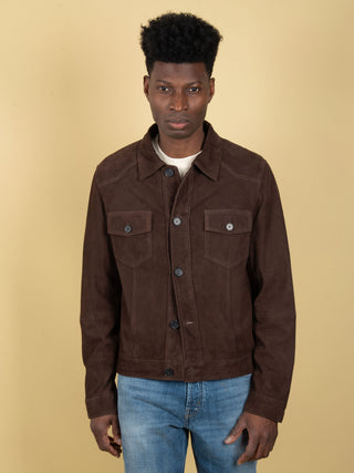 Giacca in Suede - Moro