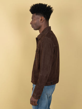 Giacca in Suede - Moro