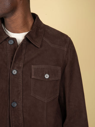 Giacca in Suede - Moro