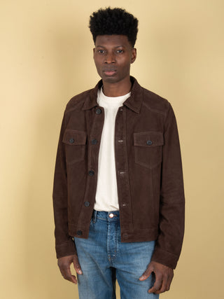 Giacca in Suede - Moro