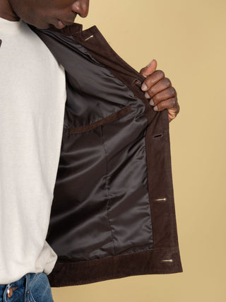 Giacca in Suede - Moro