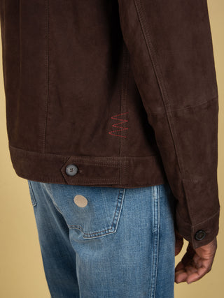 Giacca in Suede - Moro