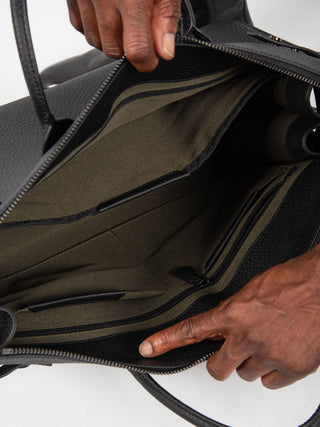 Borsa in Pelle - Oliva