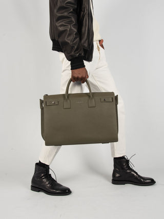 Borsa in Pelle - Oliva